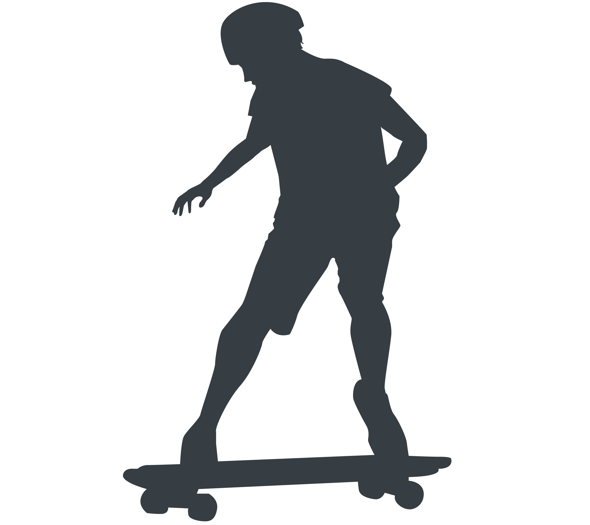 Athlete silhouette